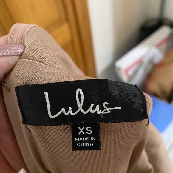 Gold Lulus Prom Dress - Picture 4 of 4